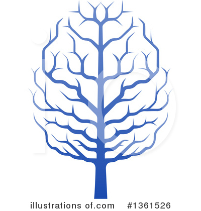 Brain Tree Clipart #1361526 by AtStockIllustration