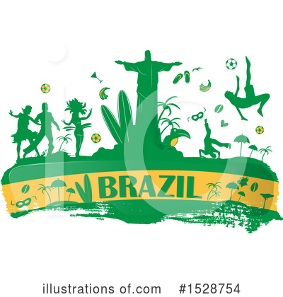 Royalty-Free (RF) Brazil Clipart Illustration by Domenico Condello - Stock Sample #1528754