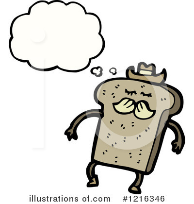 Royalty-Free (RF) Bread Clipart Illustration by lineartestpilot - Stock Sample #1216346