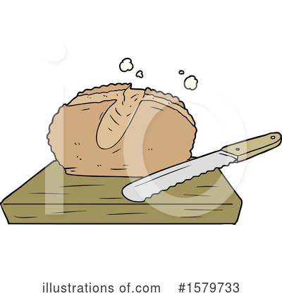 Royalty-Free (RF) Bread Clipart Illustration by lineartestpilot - Stock Sample #1579733