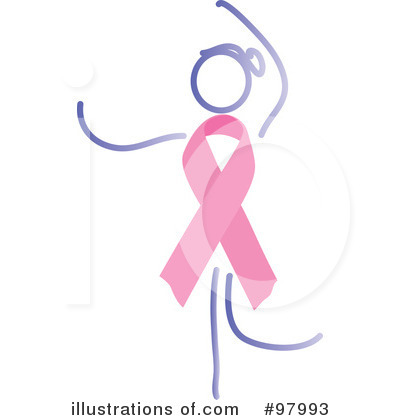 Pink Ribbon Clipart #97993 by inkgraphics