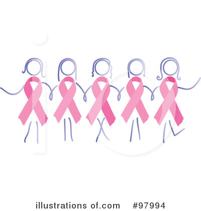 Pink Ribbon Clipart #97994 by inkgraphics