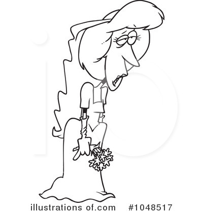 Wedding Dress Clipart #1048517 by toonaday