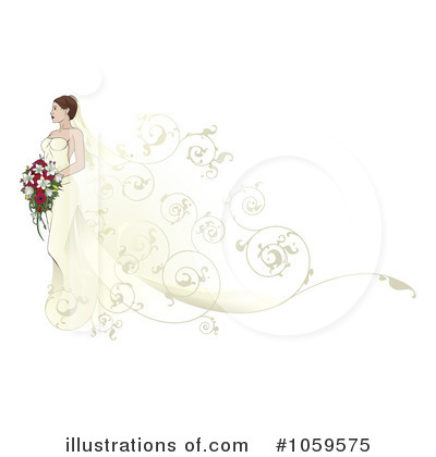 Royalty-Free (RF) Bride Clipart Illustration by AtStockIllustration - Stock Sample #1059575