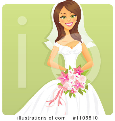 Royalty-Free (RF) Bride Clipart Illustration by Amanda Kate - Stock Sample #1106810