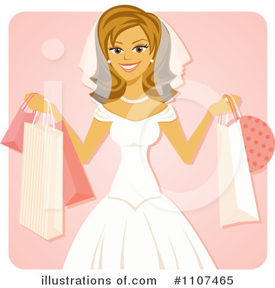Royalty-Free (RF) Bride Clipart Illustration by Amanda Kate - Stock Sample #1107465