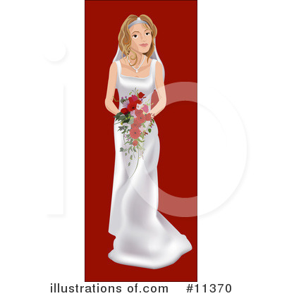 Royalty-Free (RF) Bride Clipart Illustration by AtStockIllustration - Stock Sample #11370
