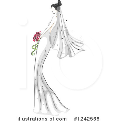 Bridal Clipart #1242568 by BNP Design Studio