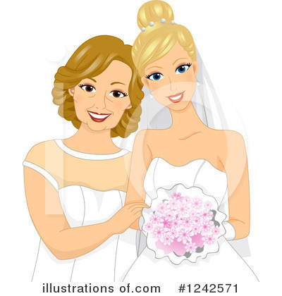 Royalty-Free (RF) Bride Clipart Illustration by BNP Design Studio - Stock Sample #1242571
