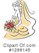 Bride Clipart #1288145 by Vector Tradition SM