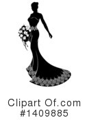 Bride Clipart #1409885 by AtStockIllustration