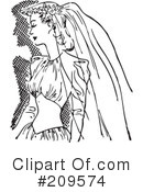 Bride Clipart #209574 by BestVector