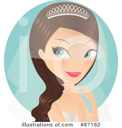 Royalty-Free (RF) Bride Clipart Illustration by Melisende Vector - Stock Sample #87162