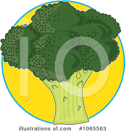 Broccoli Clipart #1065563 by Maria Bell