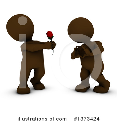 Royalty-Free (RF) Brown Man Clipart Illustration by KJ Pargeter - Stock Sample #1373424