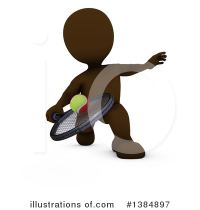 Royalty-Free (RF) Brown Man Clipart Illustration by KJ Pargeter - Stock Sample #1384897