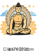 Buddhism Clipart #1740098 by Vector Tradition SM