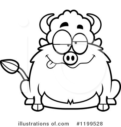 Royalty-Free (RF) Buffalo Clipart Illustration by Cory Thoman - Stock Sample #1199528