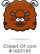 Buffalo Clipart #1420193 by Cory Thoman