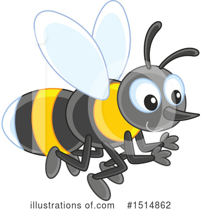 Bee Clipart #1514862 by Alex Bannykh