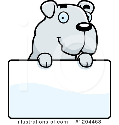 Bulldog Clipart #1204463 by Cory Thoman