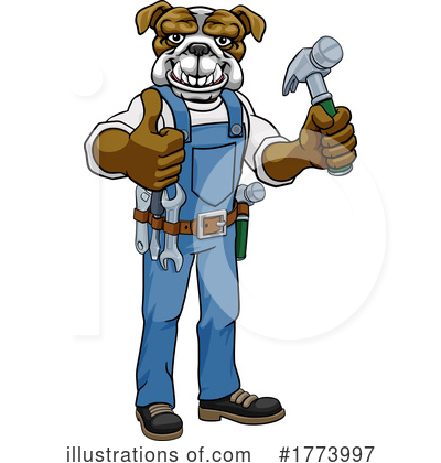 Royalty-Free (RF) Bulldog Clipart Illustration by AtStockIllustration - Stock Sample #1773997