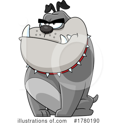 Royalty-Free (RF) Bulldog Clipart Illustration by Hit Toon - Stock Sample #1780190