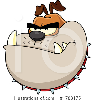 Royalty-Free (RF) Bulldog Clipart Illustration by Hit Toon - Stock Sample #1788175