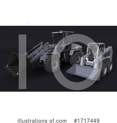 Excavator Clipart #1717449 by KJ Pargeter