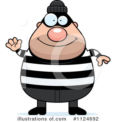 Royalty-Free (RF) Burglar Clipart Illustration by Cory Thoman - Stock Sample #1124692