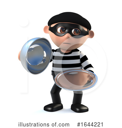 Burglar Clipart #1644221 - Illustration by Steve Young