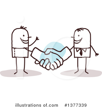 Hand Shake Clipart #1377339 by NL shop