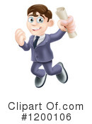 Business Man Clipart #1200106 by AtStockIllustration