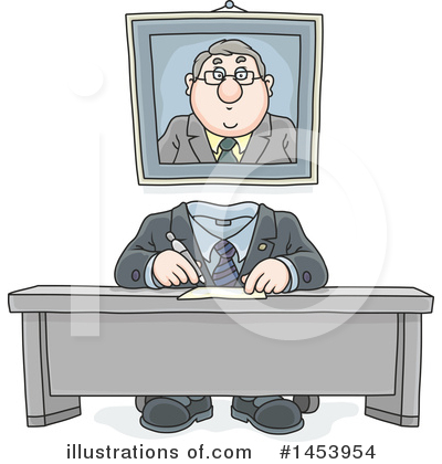 Royalty-Free (RF) Business Man Clipart Illustration by Alex Bannykh - Stock Sample #1453954