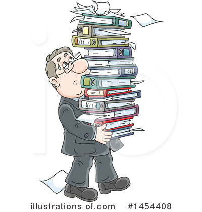 Royalty-Free (RF) Business Man Clipart Illustration by Alex Bannykh - Stock Sample #1454408