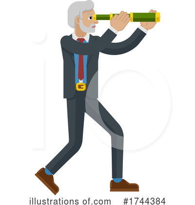 Business Man Clipart #1744384 by AtStockIllustration