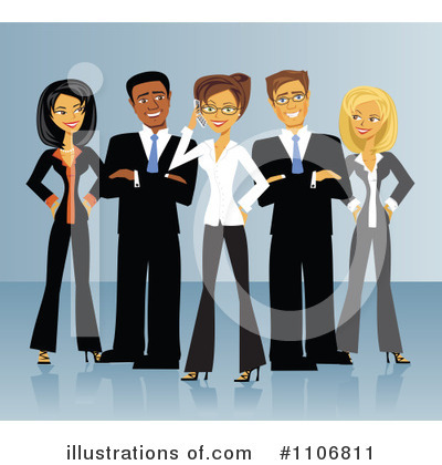 Businesswoman Clipart #1106811 by Amanda Kate