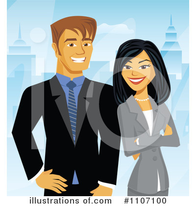 Businesswoman Clipart #1107100 by Amanda Kate