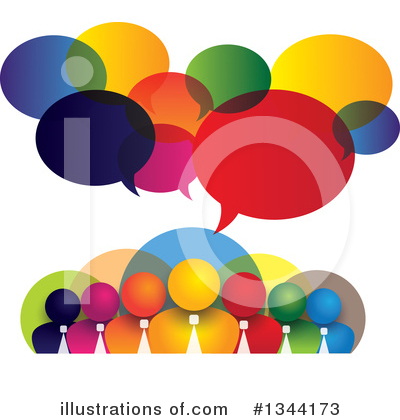 Chat Balloon Clipart #1344173 by ColorMagic