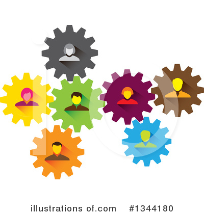 Teamwork Clipart #1344180 by ColorMagic