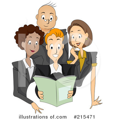 Royalty-Free (RF) Business Team Clipart Illustration by BNP Design Studio - Stock Sample #215471