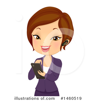 Royalty-Free (RF) Business Woman Clipart Illustration by BNP Design Studio - Stock Sample #1460519