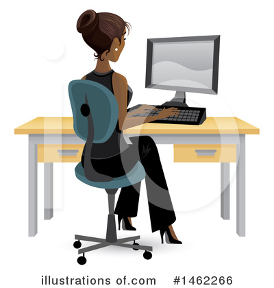 Office Clipart #1462266 by Amanda Kate