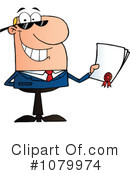 Businessman Clipart #1079974 by Hit Toon
