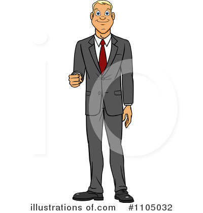 Royalty-Free (RF) Businessman Clipart Illustration by Cartoon Solutions - Stock Sample #1105032