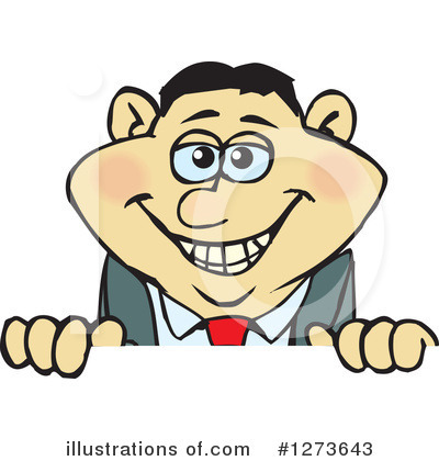 Businessman Clipart #1273643 by Dennis Holmes Designs