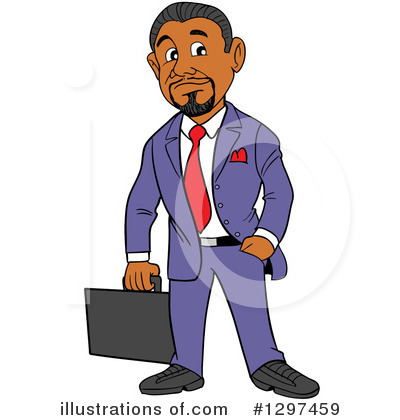 Businessman Clipart #1297459 by LaffToon