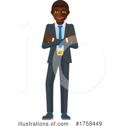 Royalty-Free (RF) Businessman Clipart Illustration by AtStockIllustration - Stock Sample #1758449