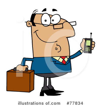Cellphone Clipart #77834 by Hit Toon