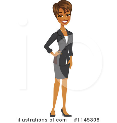 Businesswoman Clipart #1145308 by Amanda Kate